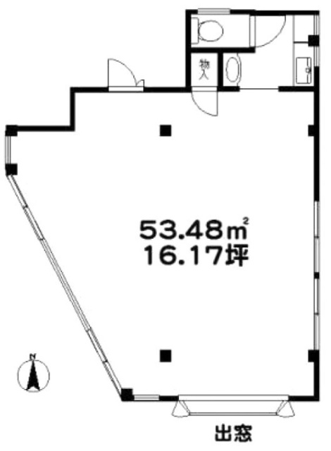 小川ビル3F 間取り図