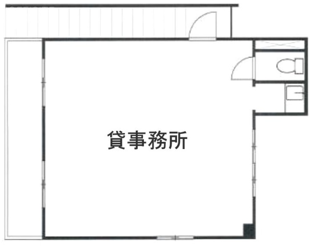 篠田ビル3F 間取り図