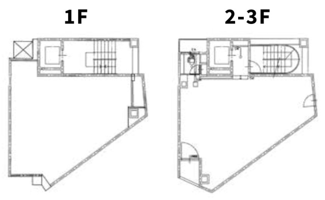 広瀬ビル1F～3F 間取り図