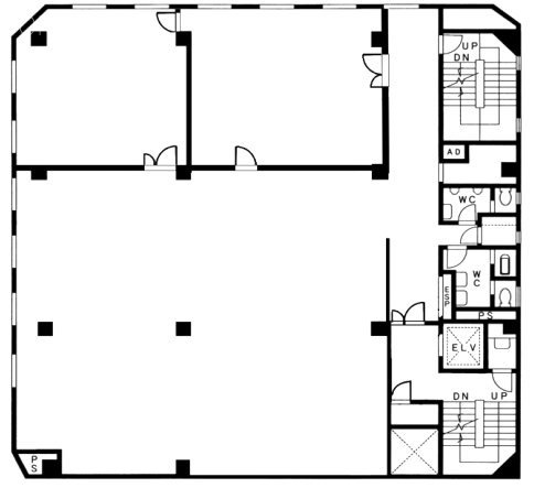 佐藤ビル2F 間取り図