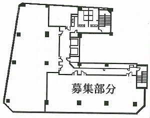 サイトービルⅢ6F 間取り図