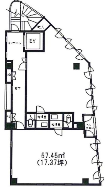 山形金庫ビルB 間取り図