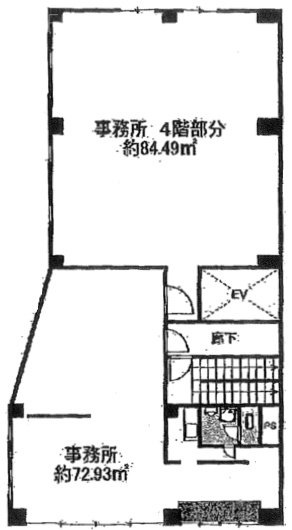 第一麻布ビル4F 間取り図