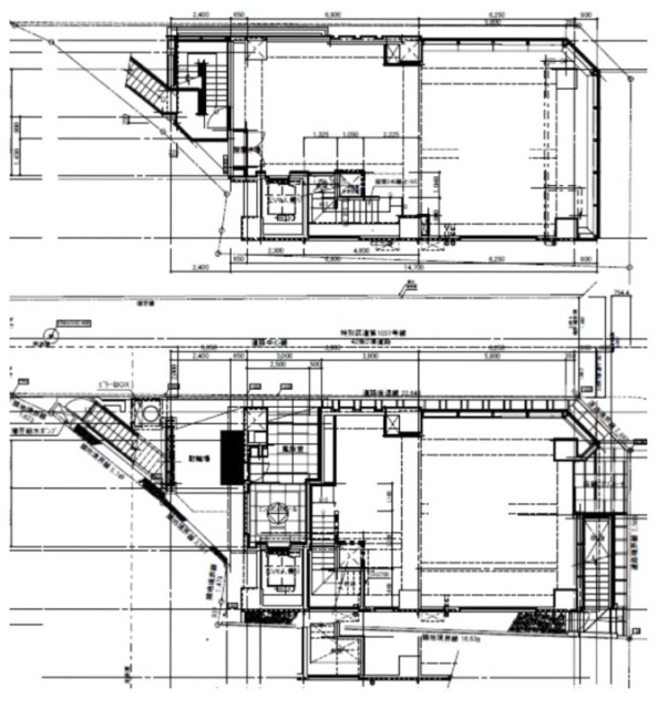 日比谷麻布十番ビル1F~2F 間取り図
