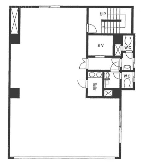 三田奥山ビル2F 間取り図