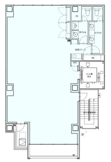 ARAプレイス赤坂7F 間取り図