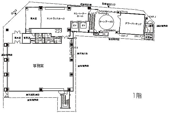 青山ファーストビル1F 間取り図