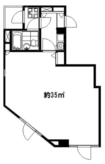 南青山131ビル201 間取り図