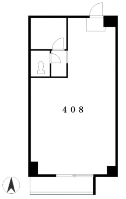 光雲閣408 間取り図