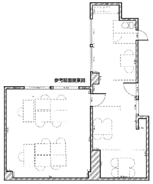 Gフラットビル1F 間取り図