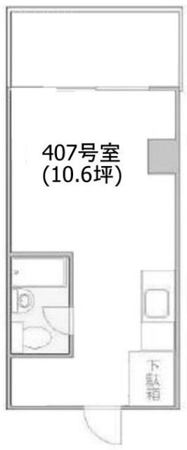 寿宝ビル407 間取り図