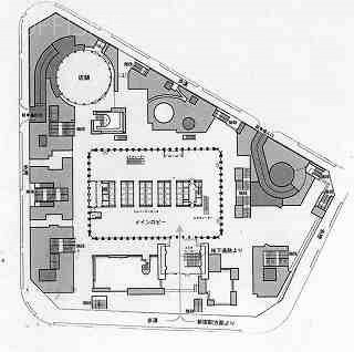 新宿センタービル1F 間取り図