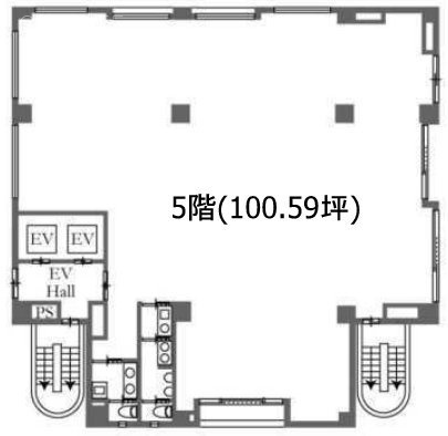 ヒキタカ木場ビル5F 間取り図