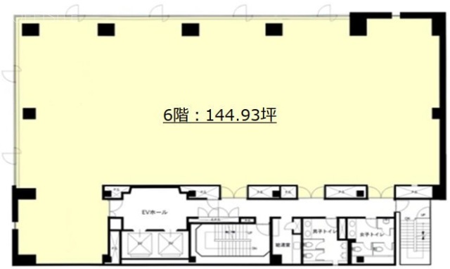 いちご大森ビル6F 間取り図