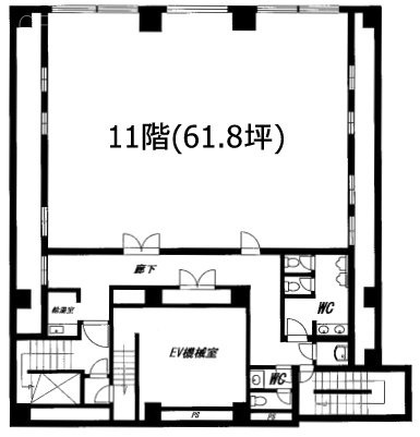 新宿EAST COURT11F 間取り図