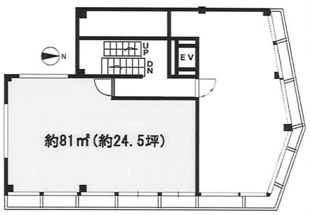 フサカビル5F 間取り図