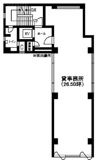 松井ビル3F 間取り図