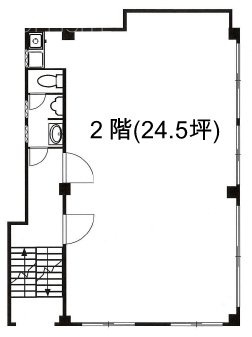 金子ビル2F 間取り図