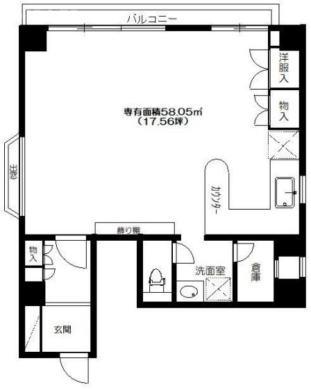 アーバン原宿ビル301 間取り図