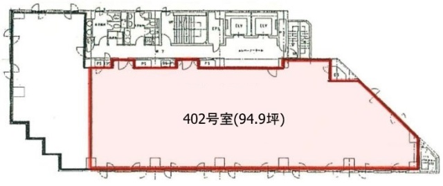 ベイフロント横浜402 間取り図