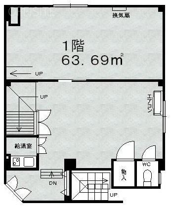 旭工芸ビル1F 間取り図
