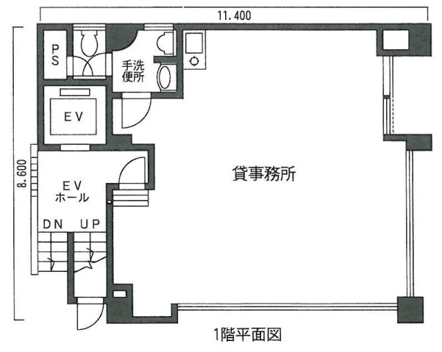 NKビル1F 間取り図