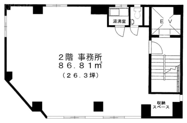 大井寿ビル2F 間取り図