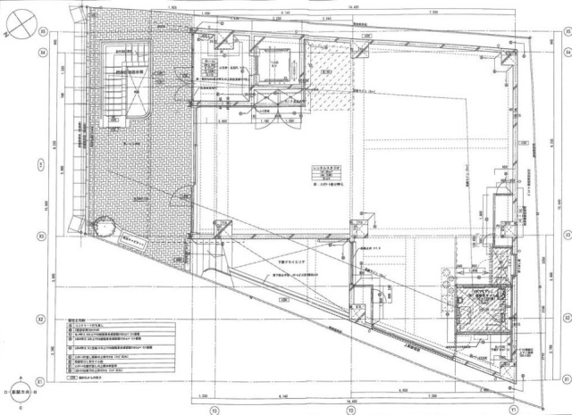 プラフロール神宮前1F 間取り図