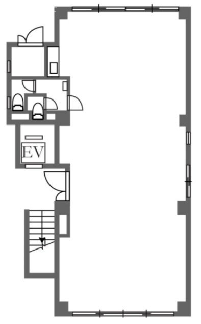 (仮)南青山二丁目ビル1F 間取り図
