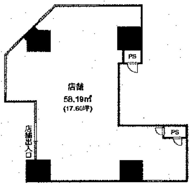 エスペランサ湯島1F 間取り図