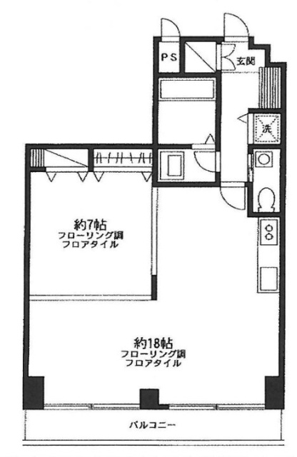 九段シルバーパレス902 間取り図