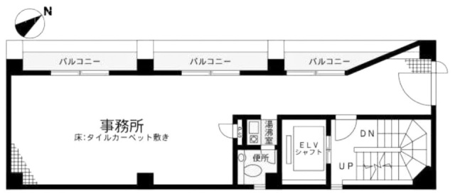 Uビル5F 間取り図