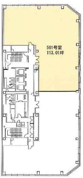 サンマリーノ汐留501 間取り図