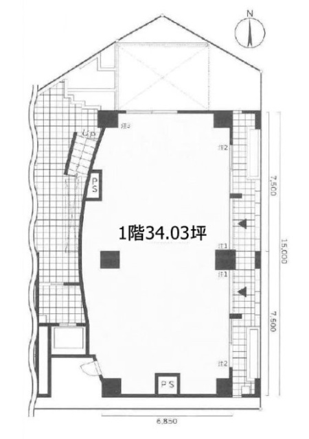 プランドール1F 間取り図