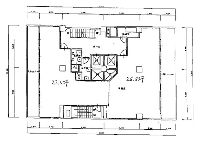 明宏(めいこう)ビル本館分割 間取り図