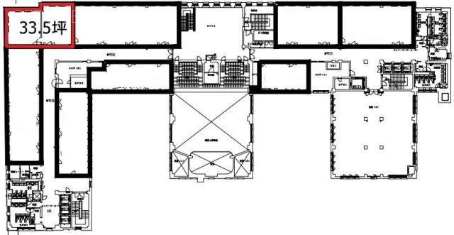 明治生命館8F 間取り図