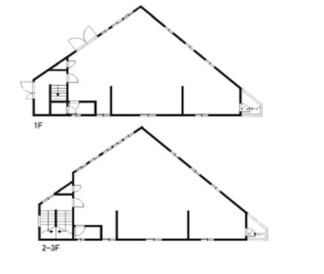 町屋935(クミコ)ビル1F～3F 間取り図