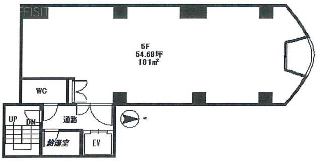 フジヨシビル5F 間取り図