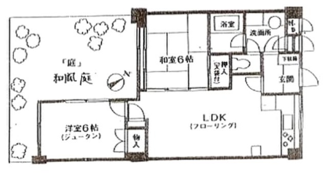 ソフトタウン南青山105 間取り図