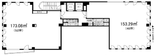 東京インテックスビルAB 間取り図