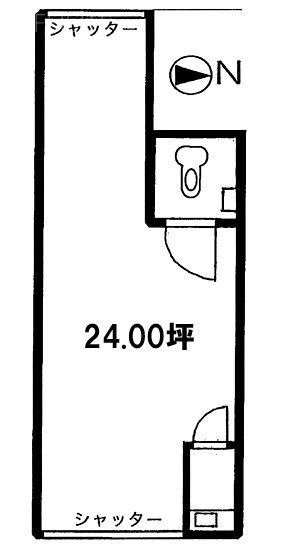 島倉ビル1F 間取り図