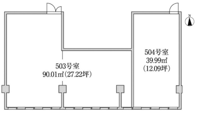 西日暮里エーシービル503 間取り図