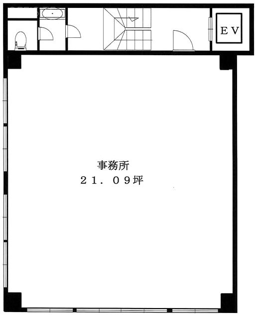 ボザール飯田橋ビル3F 間取り図