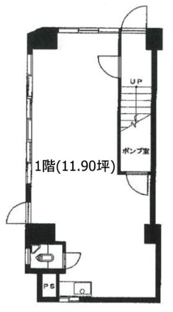 田中ビル1F 間取り図