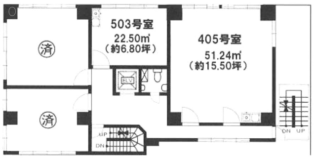 神田中央ビル503 間取り図