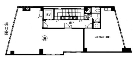 第2工業ビル603 間取り図