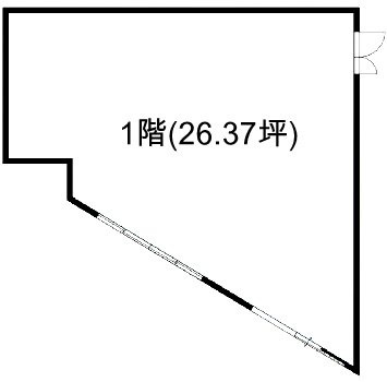 堀谷ビル1F 間取り図