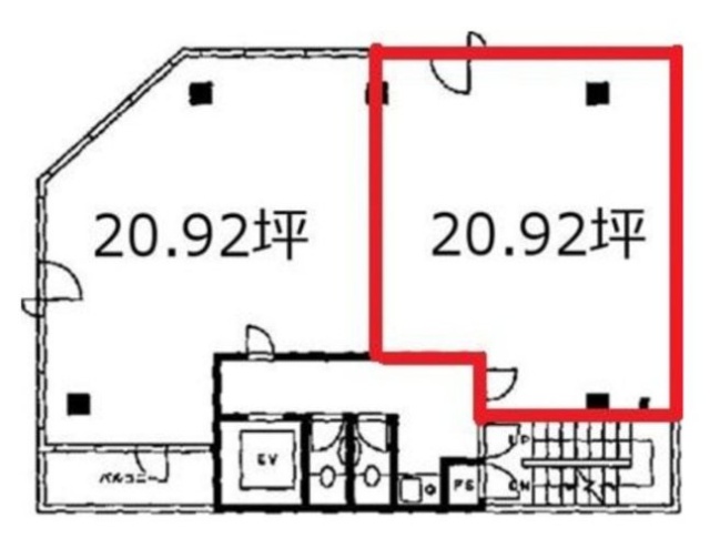 アパライトビル502 間取り図