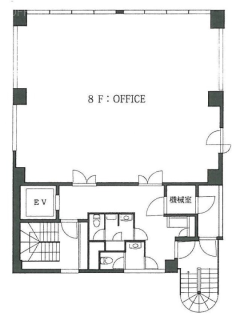 新橋NKKビル8F 間取り図