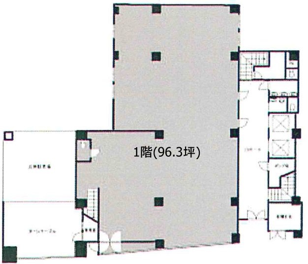 マルコーセンタービル1F 間取り図